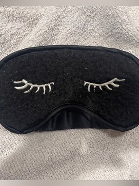 RARE Bath & Body Works RARE Black Sheep Sleep Mask with Embroidered Eyelashes